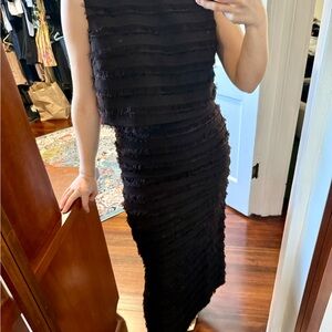 H&M Elegant Dark Brown Two Piece Set